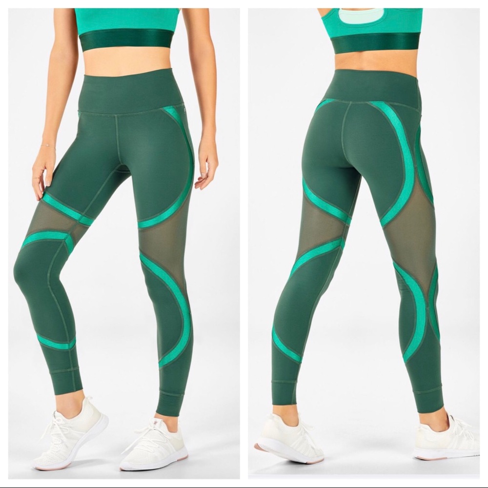 Fabletics High-Waisted PowerHold Shine Leggings